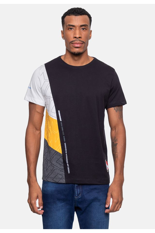 Camiseta-Onbongo-Masculina-Mostarda Camiseta-Onbongo-Masculina-Mostarda