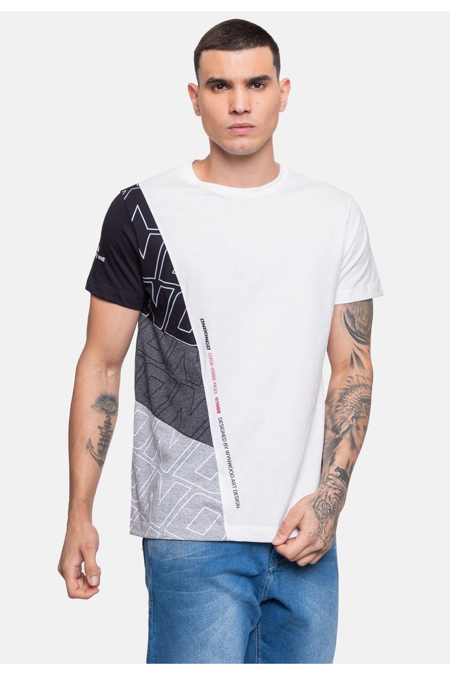 Camiseta-Onbongo-Masculina-Preta-Mescla-Vintage