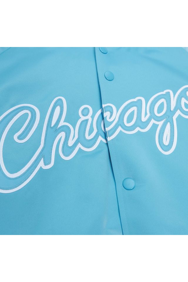 Jaqueta-Mitchell---Ness-Double-Clutch-Lightweight-Satin-Chicago-Bulls-Azul