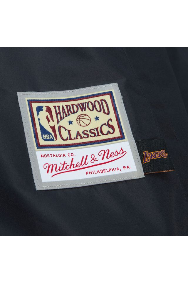 Jaqueta-Mitchell---Ness-Bomber-Jacket-Big-Face-7-0-Los-Angeles-Lakers-Preta