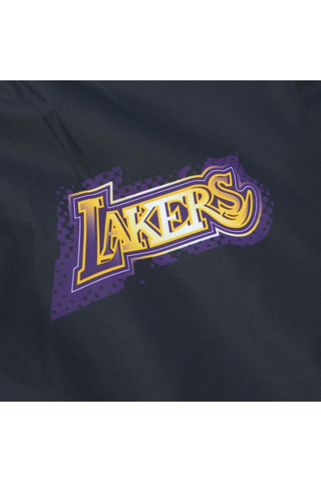 Jaqueta-Mitchell---Ness-Bomber-Jacket-Big-Face-7-0-Los-Angeles-Lakers-Preta