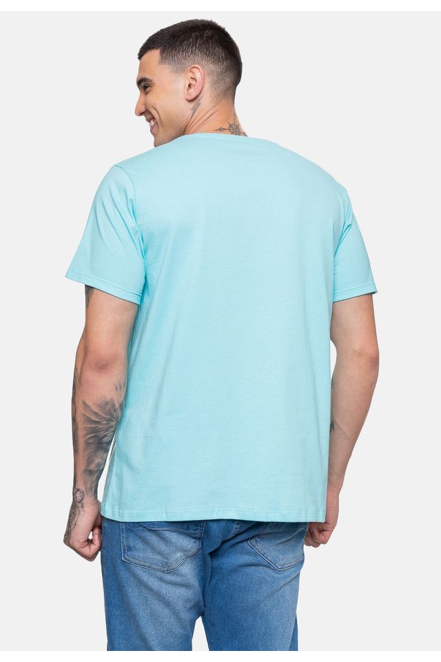 Camiseta-Ecko-Masculina-Fashion-Basic-Number-Azul-Turquesa