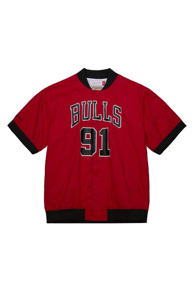 Jaqueta-Mitchell---Ness-NBA-Off-Court-Warm-Up-Jacket-Chicago-Bulls-Dennis-Rodman-Vermelha