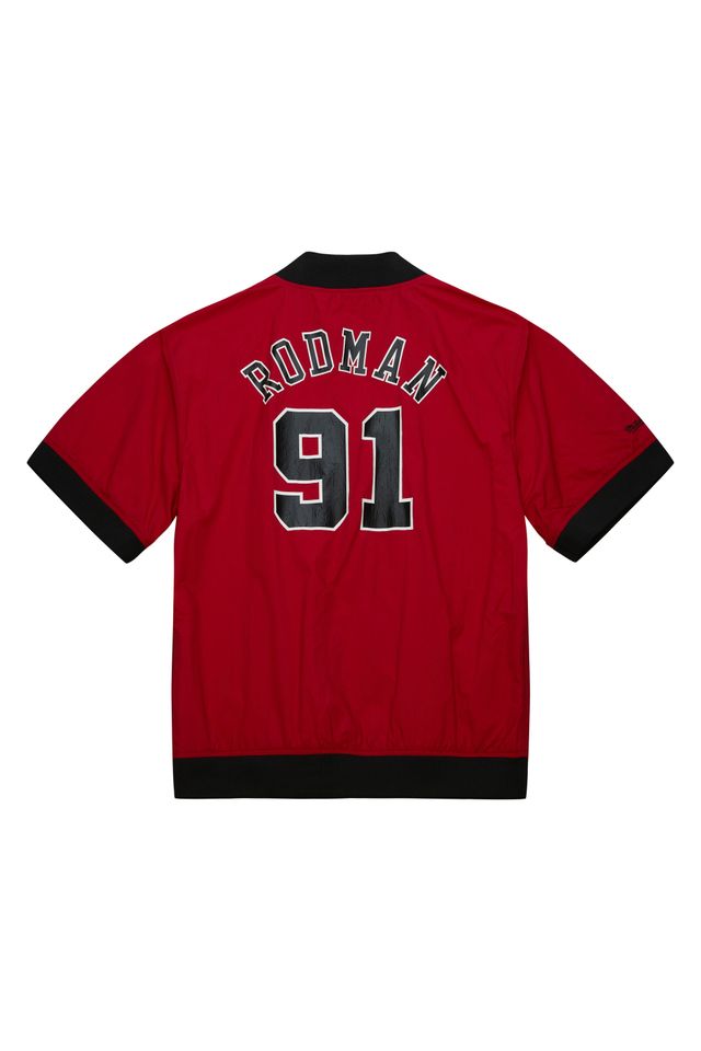 Jaqueta-Mitchell---Ness-NBA-Off-Court-Warm-Up-Jacket-Chicago-Bulls-Dennis-Rodman-Vermelha