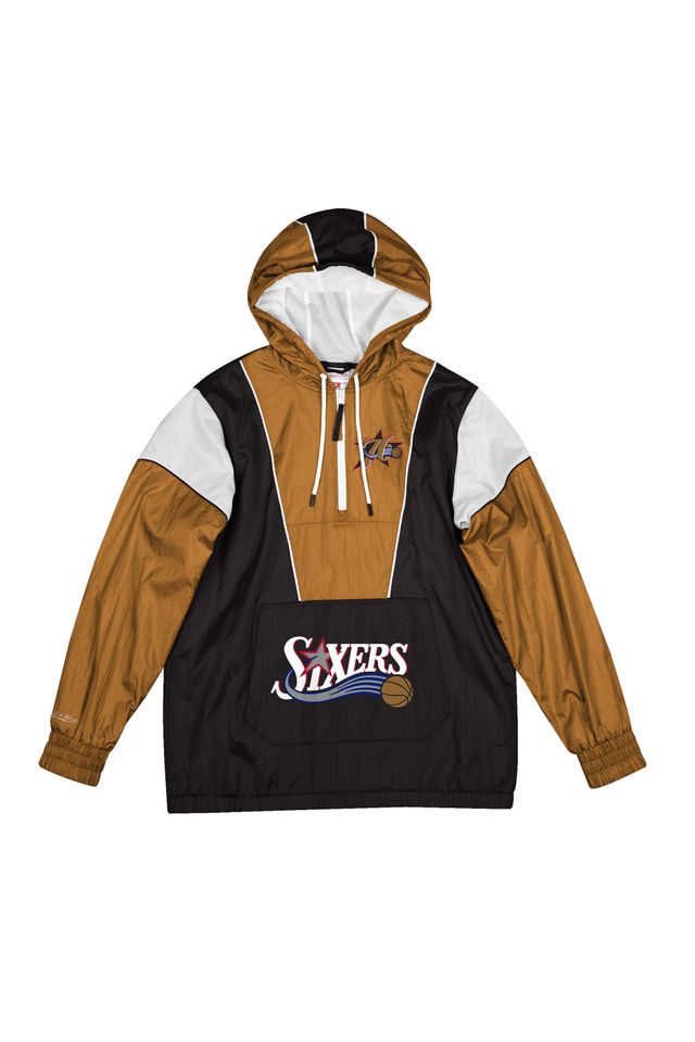 Jaqueta-Mitchell---Ness-Windbreaker-NBA-Highlight-Reel-Philadelphia-76ers-Preta Jaqueta-Mitchell---Ness-Windbreaker-NBA-Highlight-Reel-Philadelphia-76ers-Preta