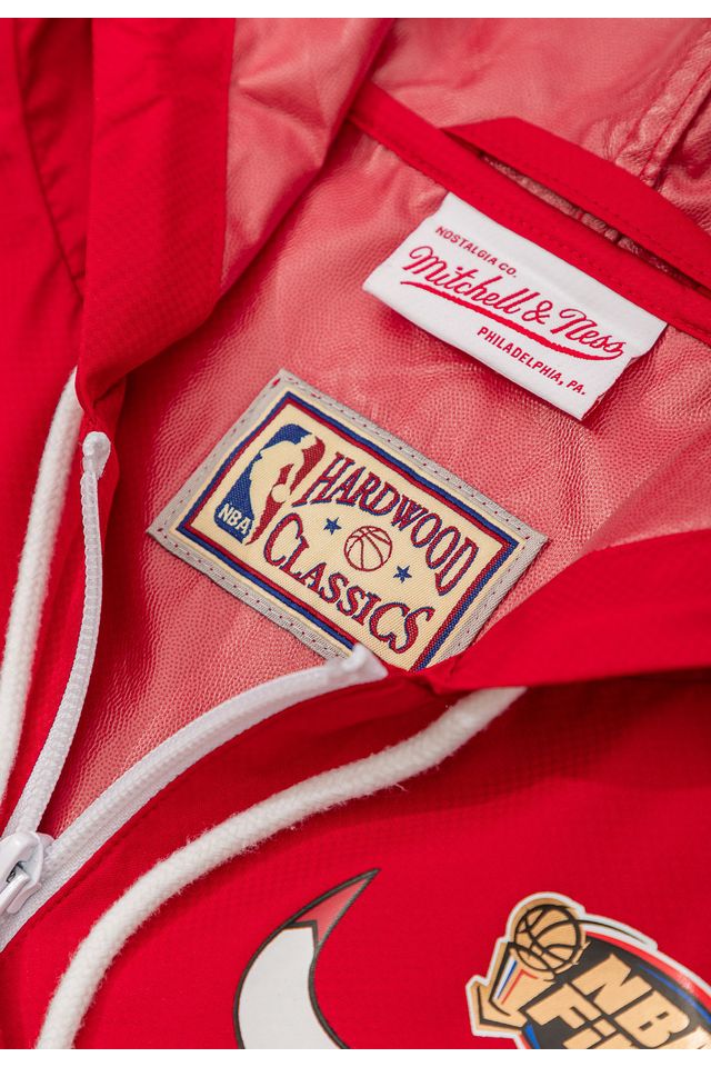 Jaqueta-Mitchell---Ness-NBA-Throw-It-Back-Full-Zip-Windbreaker-Chicago-Bulls-Vermelha