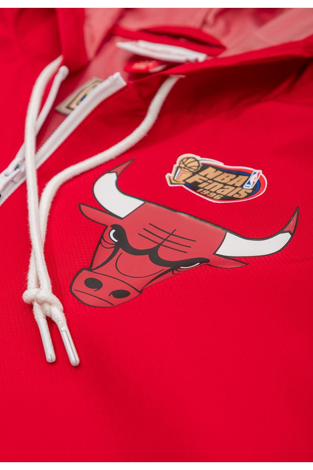 Jaqueta-Mitchell---Ness-NBA-Throw-It-Back-Full-Zip-Windbreaker-Chicago-Bulls-Vermelha