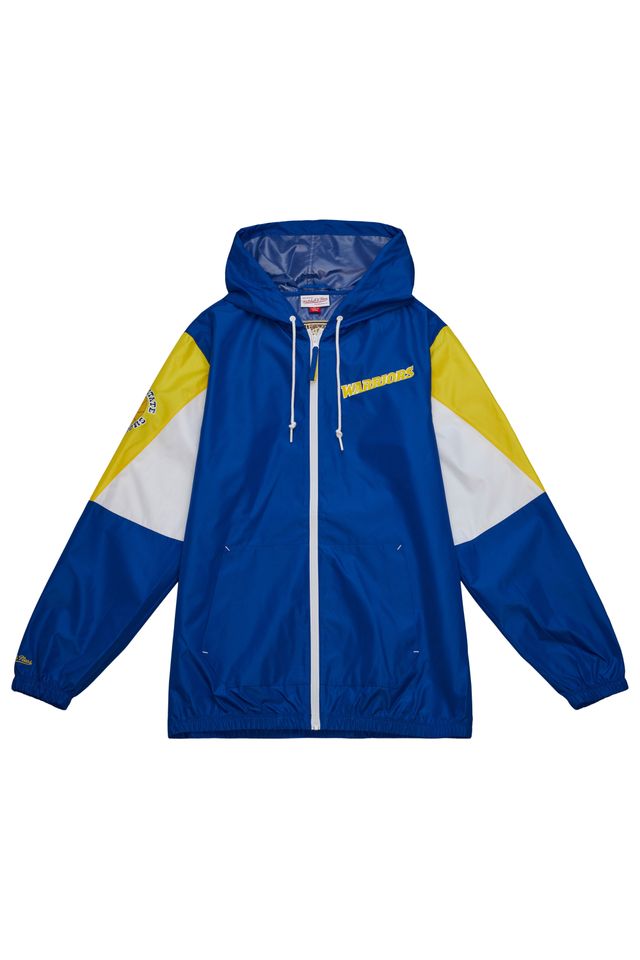Jaqueta-Mitchell---Ness-NBA-Throw-It-Back-Full-Zip-Windbreaker-Golden-State-Warriors-Azul-Royal Jaqueta-Mitchell---Ness-NBA-Throw-It-Back-Full-Zip-Windbreaker-Golden-State-Warriors-Azul-Royal