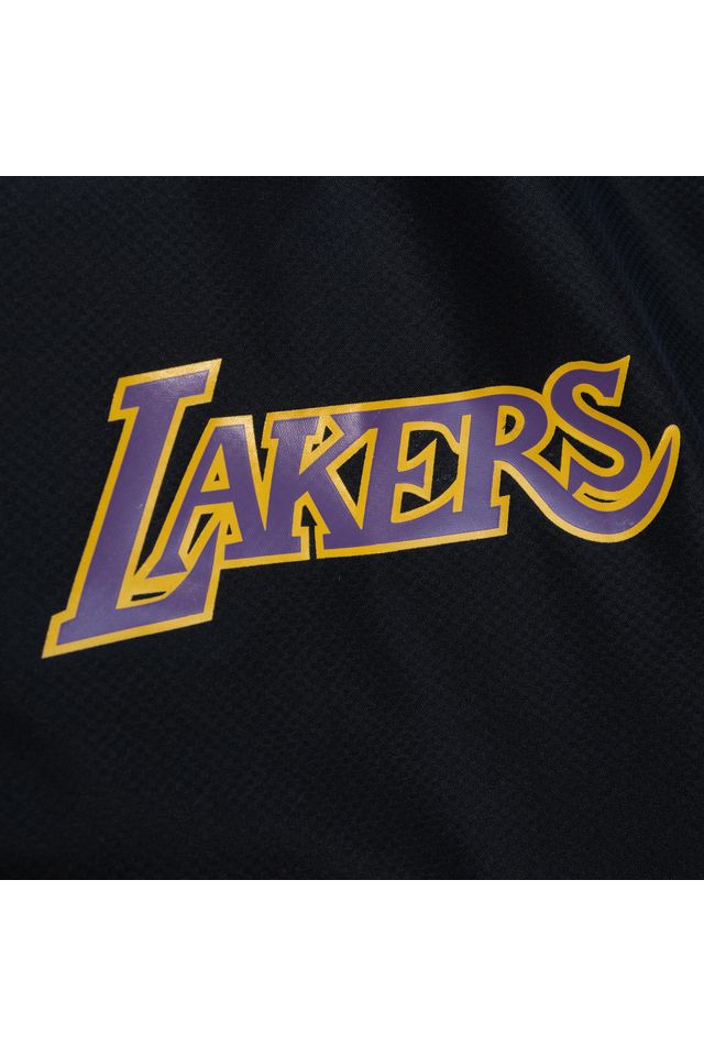Jaqueta-Mitchell---Ness-NBA-Throw-It-Back-Full-Zip-Windbreaker-Los-Angeles-Lakers-Preta