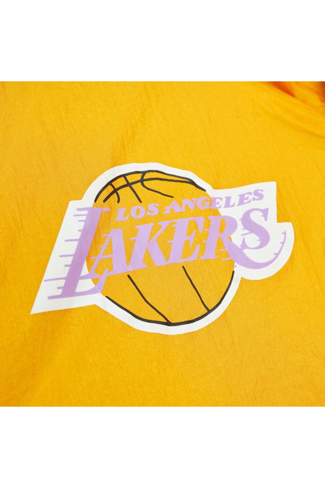 Jaqueta-Mitchell---Ness-Arched-Retro-Lined-Windbreaker-Los-Angeles-Lakers-Branca