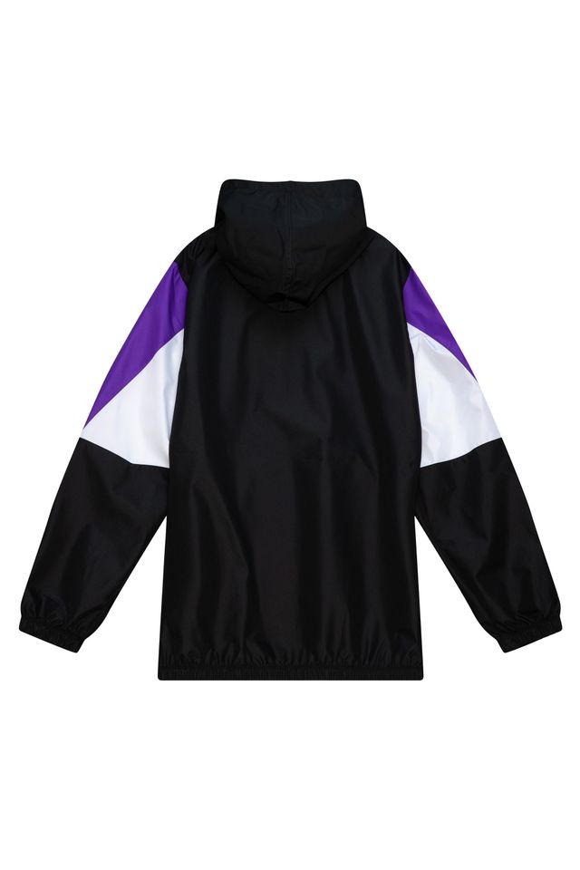 Jaqueta-Mitchell---Ness-NBA-Throw-It-Back-Full-Zip-Windbreaker-Toronto-Raptors-Preta