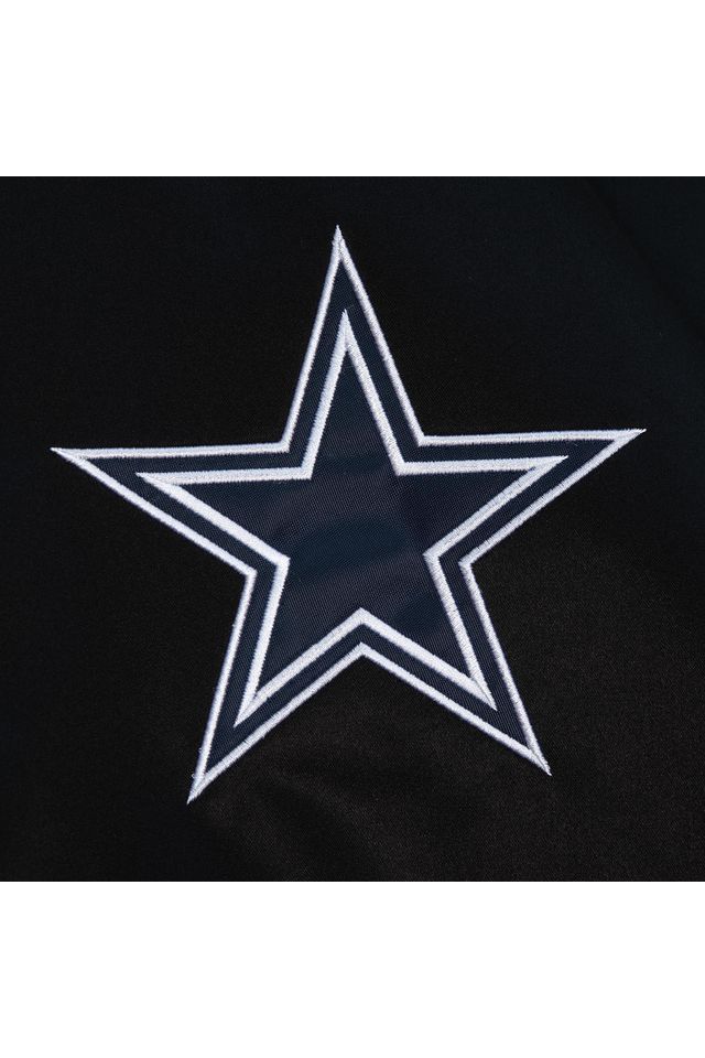 Jaqueta-Mitchell---Ness-NFL-Dallas-Cowboys-Satin-Preta