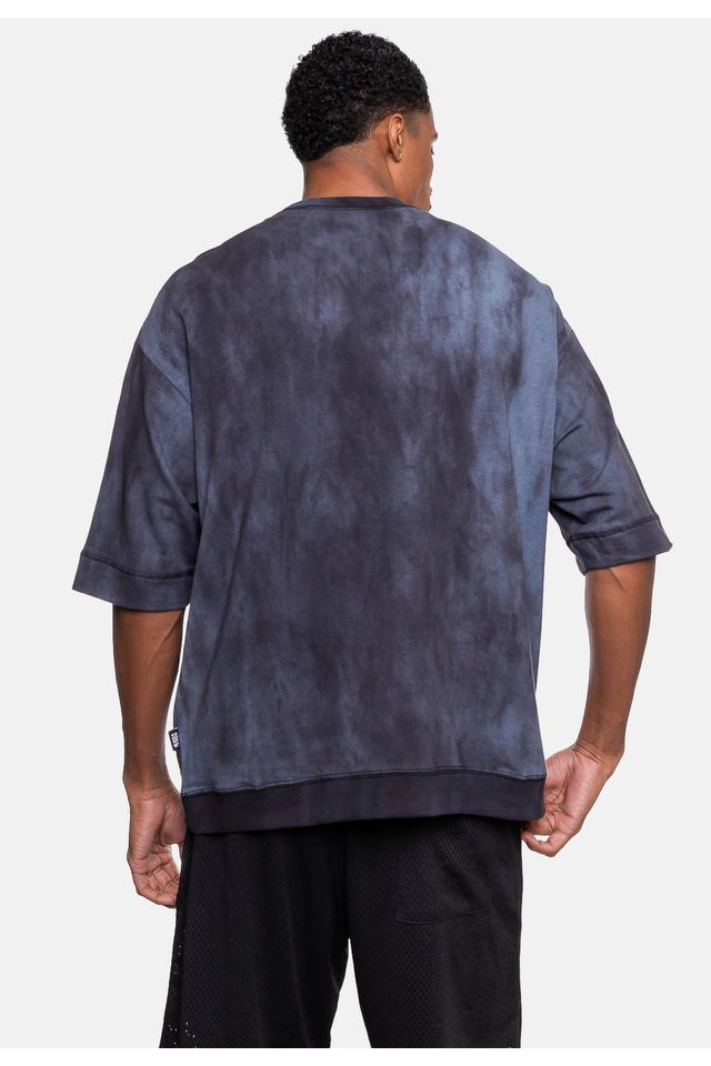 Camiseta-NBA-Oversized-Moletinho-Chicago-Bulls-Preta