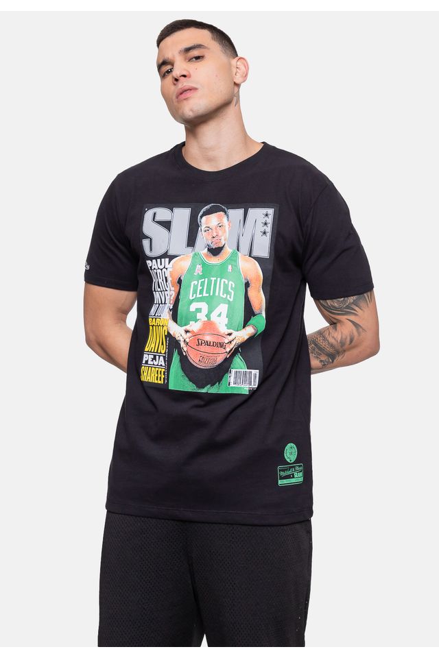 Camiseta-Mitchell---Ness-Masculina-Slam-Paul-Pierce-Preta