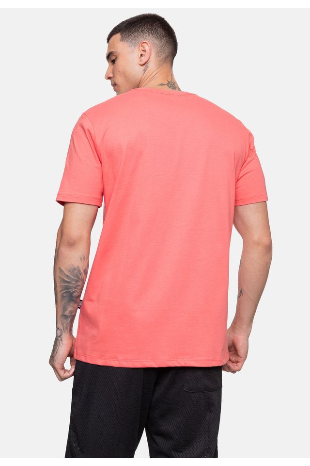 Camiseta-NBA-Masculina-Wet-Logo-Coral