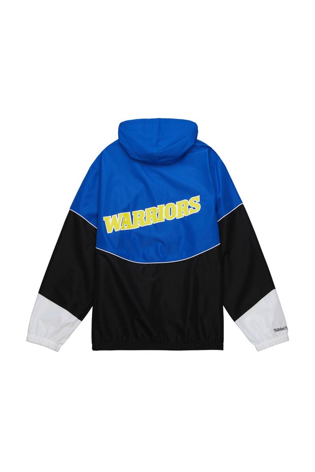 Jaqueta-Mitchell---Ness-Home-Team-Lightweight-Windbreaker-Golden-State-Warriors-Preta-e-Azul