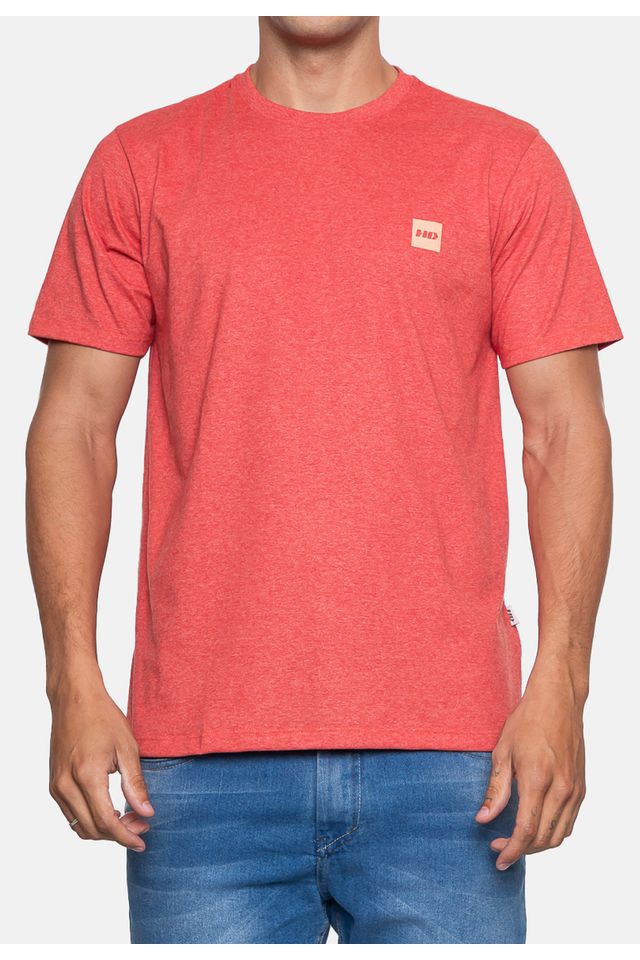 Camiseta-HD-Masculina-Print-Vermelha-Tijolo
