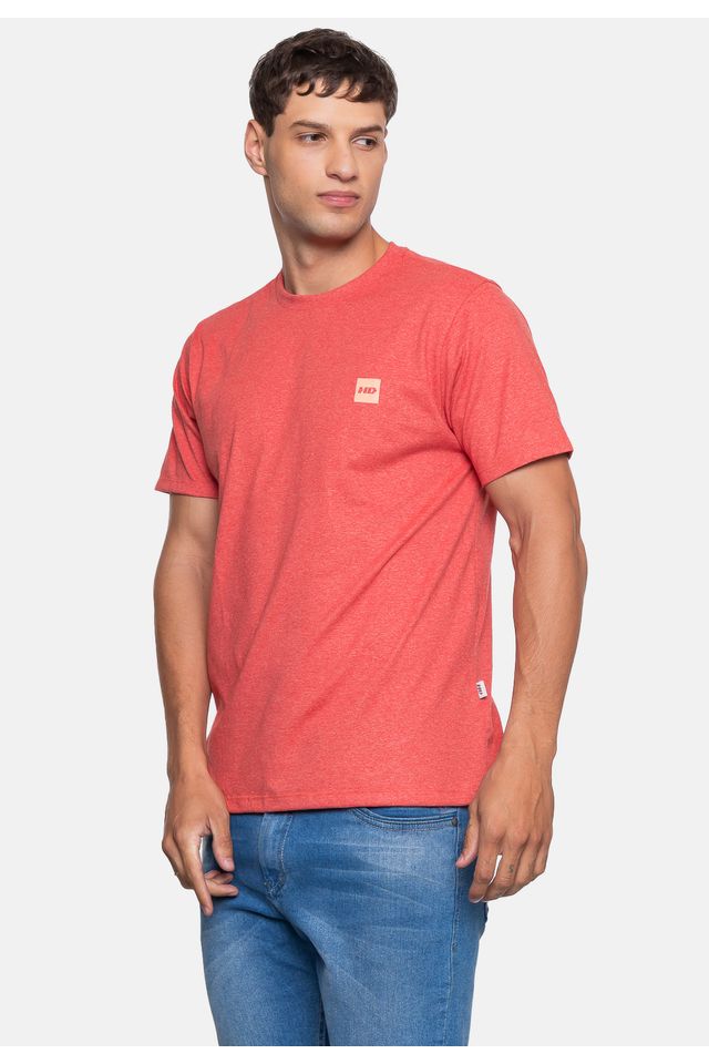 Camiseta-HD-Masculina-Print-Vermelha-Tijolo