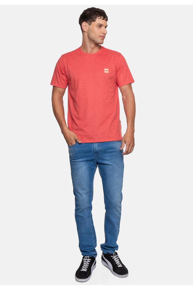Camiseta-HD-Masculina-Print-Vermelha-Tijolo