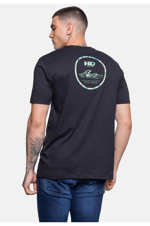 Camiseta-HD-Masculina-Circle-Wave-Preta