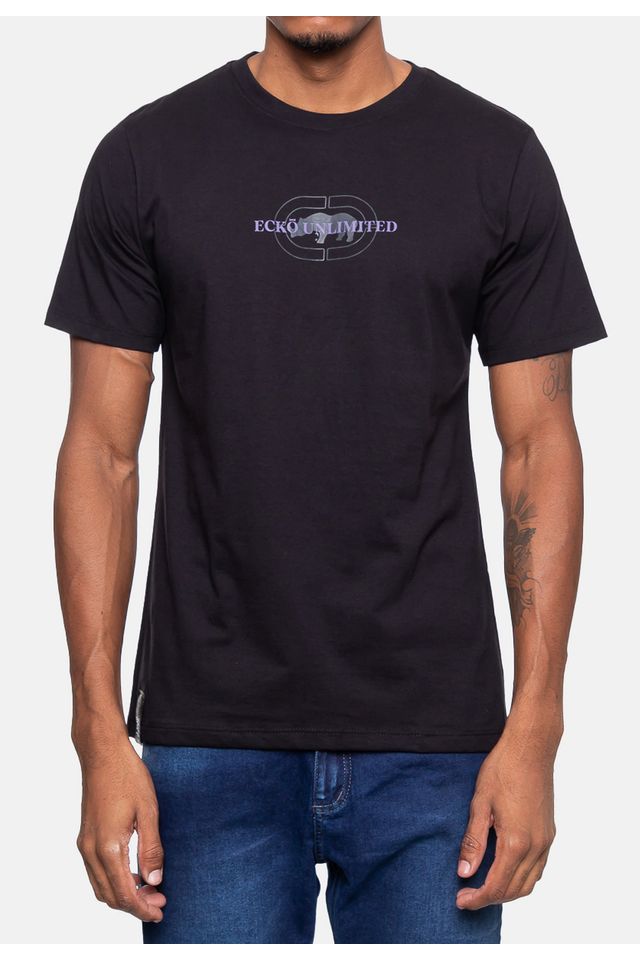 Camiseta-Ecko-Masculina-Unltd-Flat-Preta