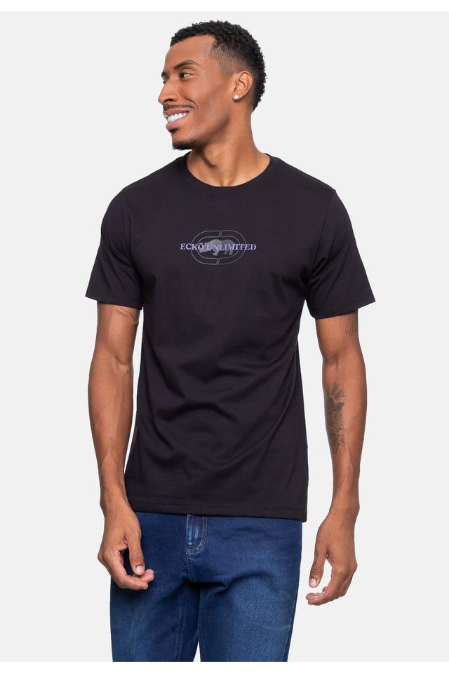 Camiseta-Ecko-Masculina-Unltd-Flat-Preta