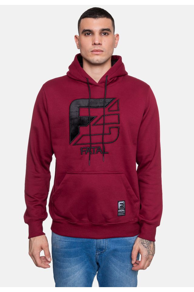 Moletom-Fatal-Fechado-Masculino-Skin-Bordo Moletom-Fatal-Fechado-Masculino-Skin-Bordo