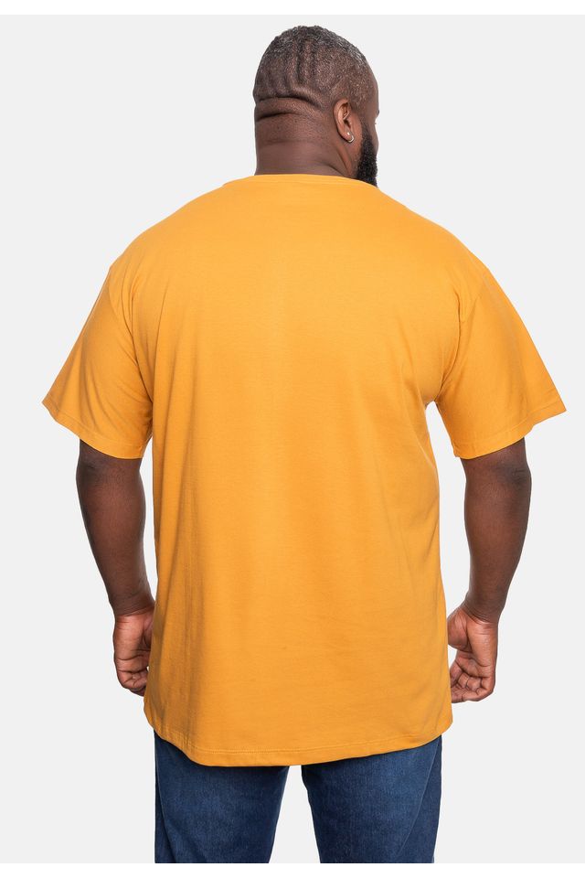 Camiseta-Ecko-Plus-Size-Farpado-Amarela