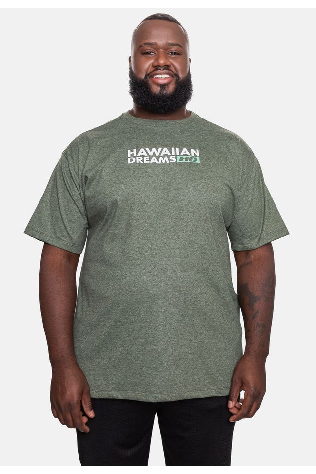 Camiseta-HD-Plus-Size-Brand-Verde-Mescla Camiseta-HD-Plus-Size-Brand-Verde-Mescla