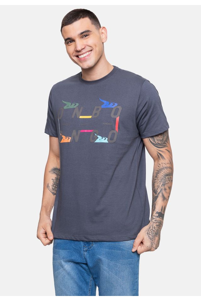 Camiseta-Onbongo-Estampada-Grafite