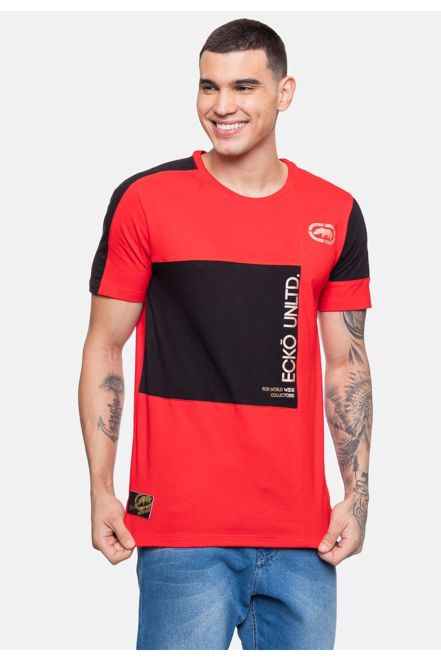 Camiseta-Ecko-Masculina-Especial-Prom-Vermelha