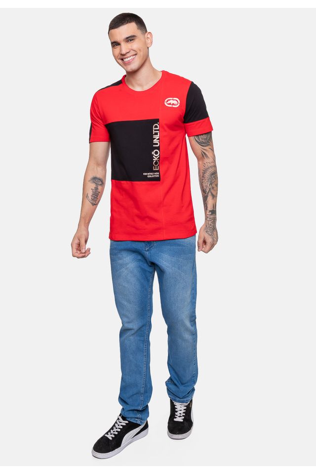 Camiseta-Ecko-Masculina-Especial-Prom-Vermelha