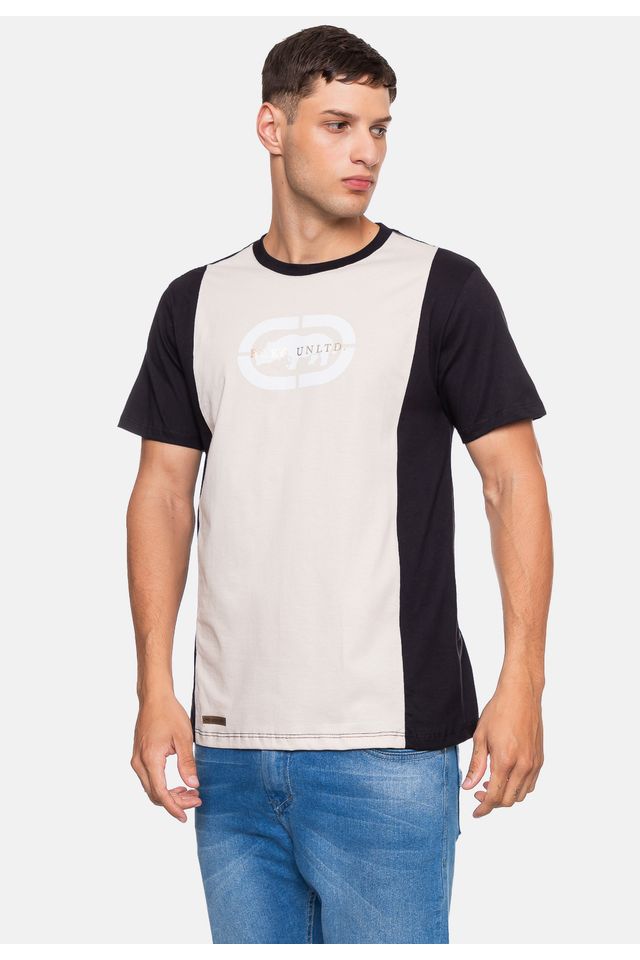 Camiseta-Ecko-Masculina-Especial-Lock-Areia