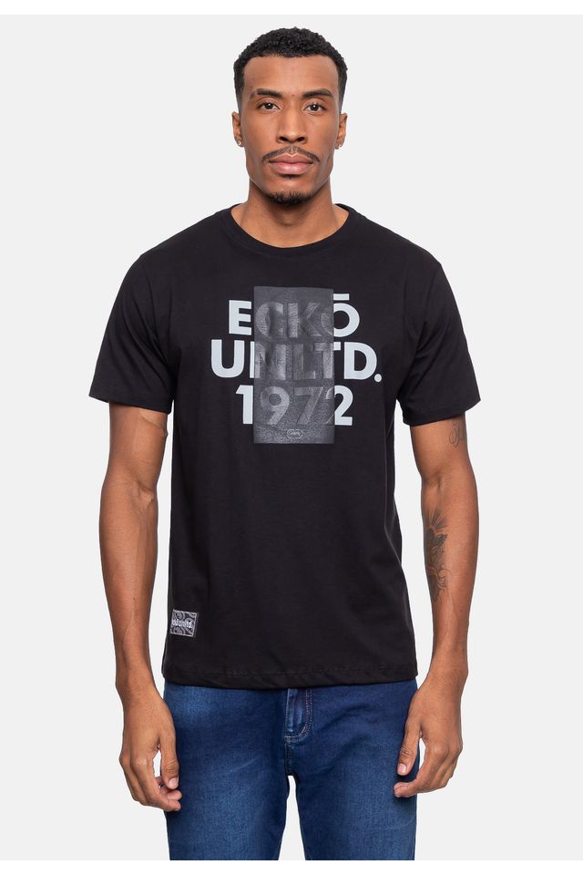 Camiseta-Ecko-Masculina-Tape-Preta