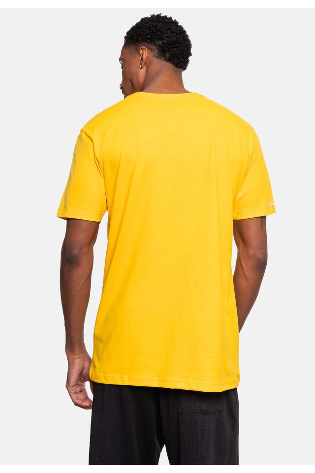 Camiseta-Mitchell---Ness-Rings-Los-Angeles-Lakers-Amarela