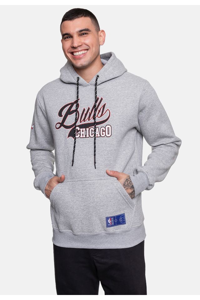 Moletom-NBA-Masculina-Street-Soul-Cinza-Mescla