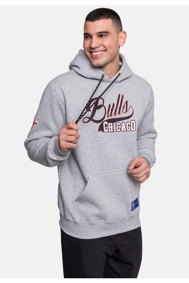 Moletom-NBA-Masculina-Street-Soul-Cinza-Mescla