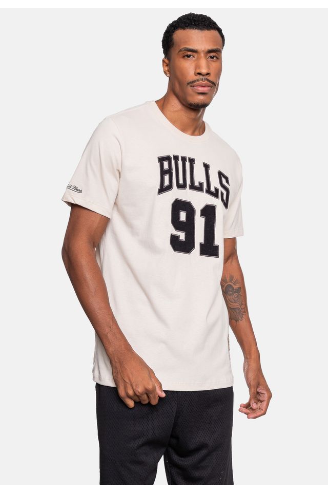 Camiseta-Mitchell---Ness-Chicago-Bulls-Dennis-Rodman-Bege