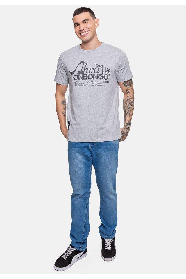 Camiseta-Onbongo-Masculina-Cinza-Mescla
