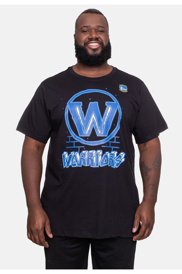 Camiseta-NBA-Plus-Size-Top-Scorer-Golden-State-Warriors-Preta
