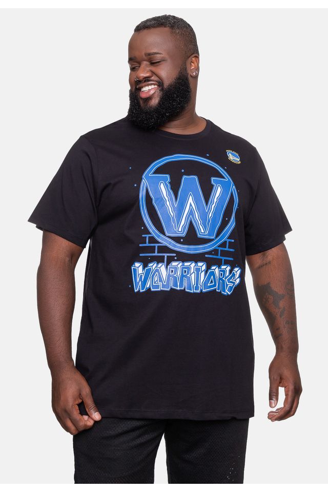 Camiseta-NBA-Plus-Size-Top-Scorer-Golden-State-Warriors-Preta