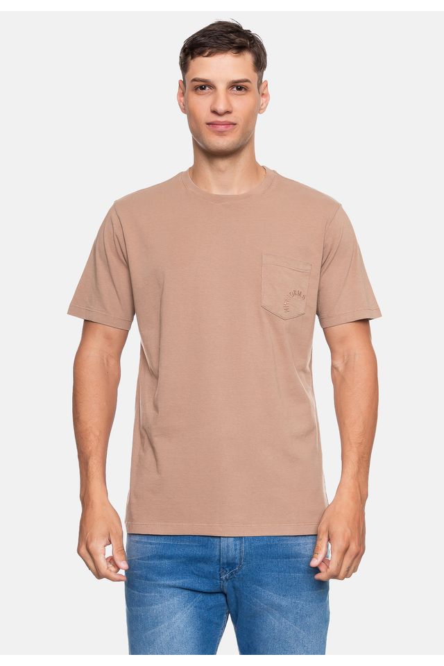 Camiseta-HD-Masculina-Oldie-Goldie-Marrom-Camelo