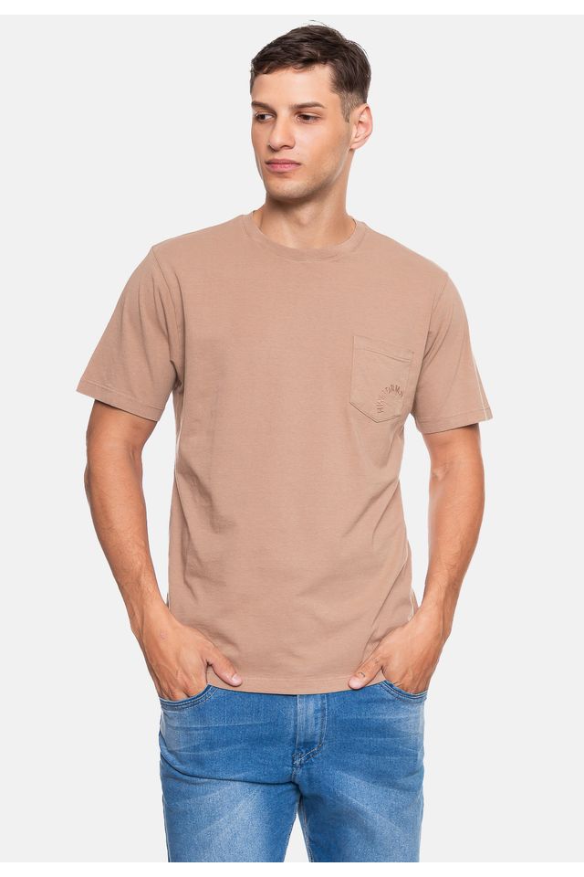 Camiseta-HD-Masculina-Oldie-Goldie-Marrom-Camelo