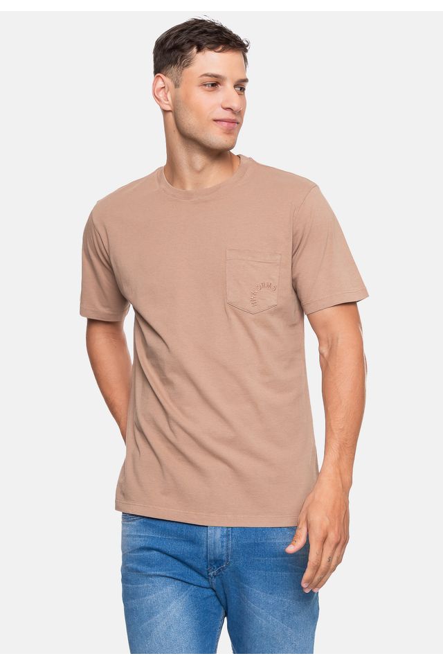 Camiseta-HD-Masculina-Oldie-Goldie-Marrom-Camelo