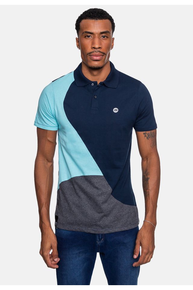 Camisa-Polo-Ecko-Especial-Spa-Azul-Turquesa Camisa-Polo-Ecko-Especial-Spa-Azul-Turquesa