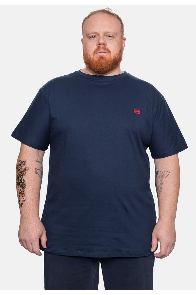 Camiseta-Ecko-Fashion-Basic-Plus-Size-First-Marinho-Navy-Hipnose