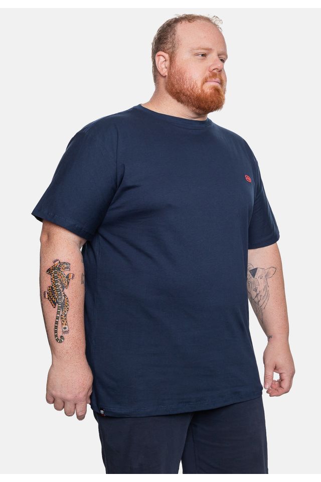 Camiseta-Ecko-Fashion-Basic-Plus-Size-First-Marinho-Navy-Hipnose