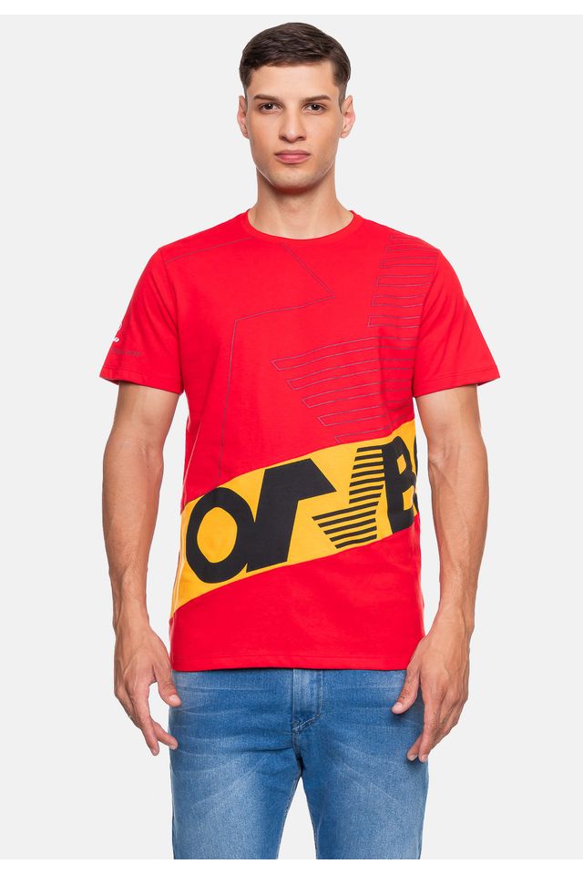 Camiseta-Onbongo-Masculina-Starts-Vermelha