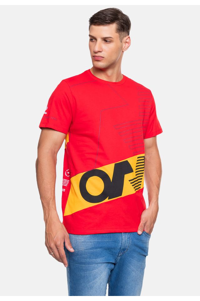 Camiseta-Onbongo-Masculina-Starts-Vermelha