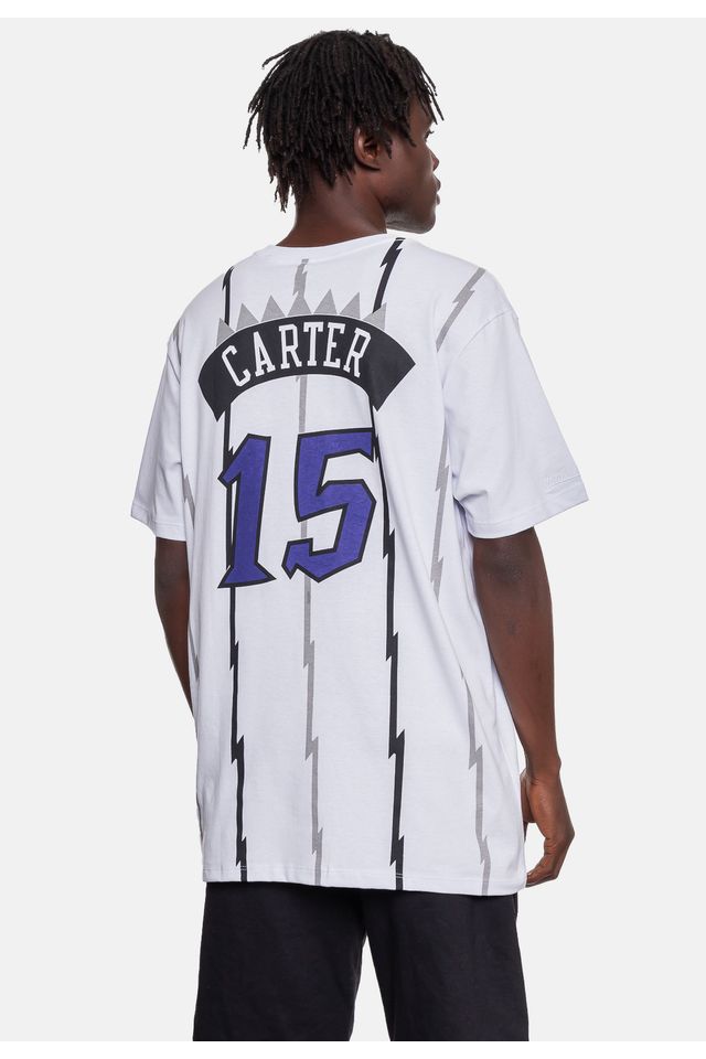 Camiseta-Mitchell---Ness-Toronto-Raptors-Vince-Carter-Branca